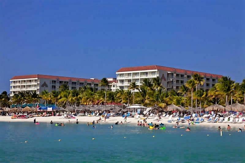 Marriott Aruba Surf And Ocean Beachfront Clubs Apartment Palm Beach ภายนอก รูปภาพ